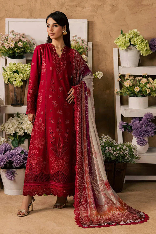 Nureh - Bazar Embroidered Doria Lawn Collection Vol 1 - NE-243 - Unstitched