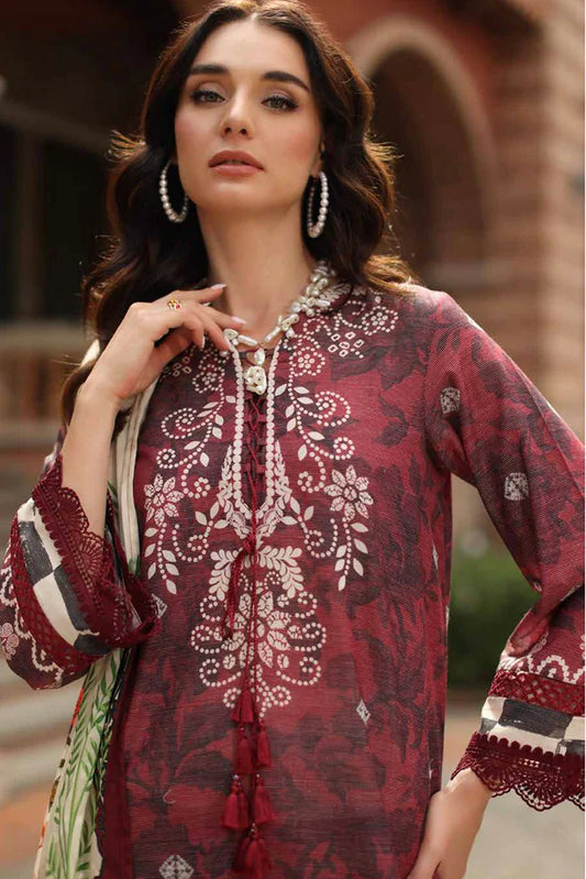 Nureh - Signature Prints Printed Lawn Zari Collection Vol 2 - SP-208 - Unstitched