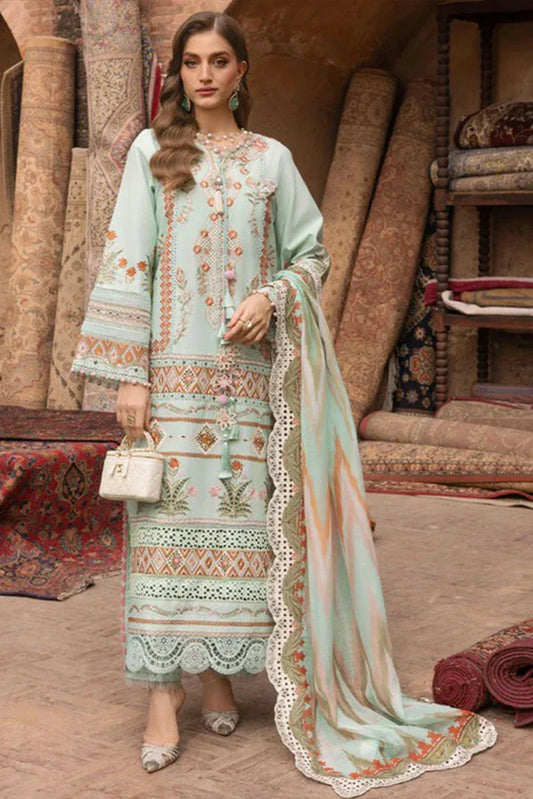Picture of Saira Shakira - Breeze Luxury Lawn Collection - RUNA-8-A - Unstitched - Available at Raja Sahib