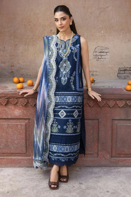 Saira Shakira - Breeze Luxury Lawn Collection - RUNA-8-B - Unstitched