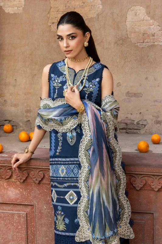 Picture of Saira Shakira - Breeze Luxury Lawn Collection - RUNA-8-B - Unstitched - Available at Raja Sahib