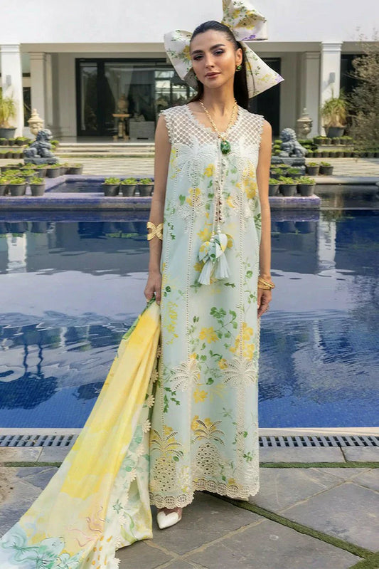 Picture of Crimson - Flow Lawn - TROPIC TEASE - D4B - Unstitched - Available at Raja Sahib