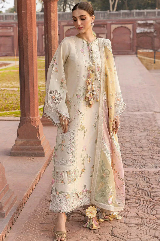 Picture of Crimson - Flow Lawn - MANIFESTED MEADOWS - D7A - Unstitched - Available at Raja Sahib