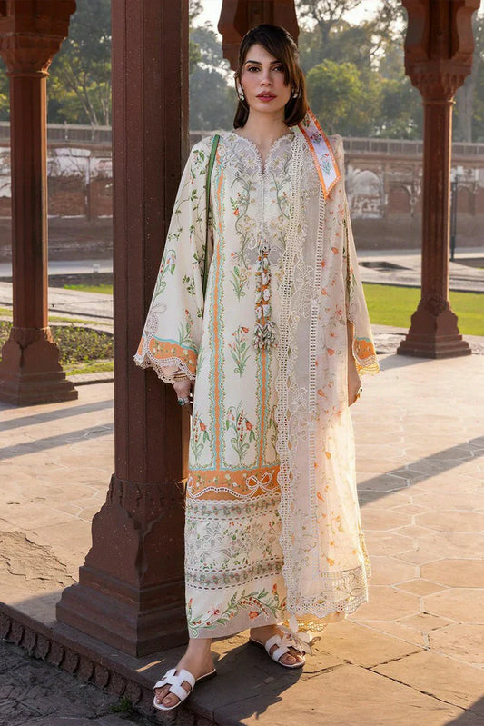 Picture of Crimson - Flow Lawn - SUN-KISSED LETTER-D9A - Unstitched - Available at Raja Sahib