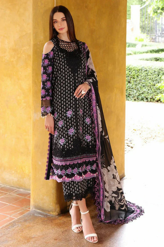 Charizma - Rang E Bahar (Black & White Edition) Embroidered Printed Lawn Collection - CRB05-011A - Unstitched