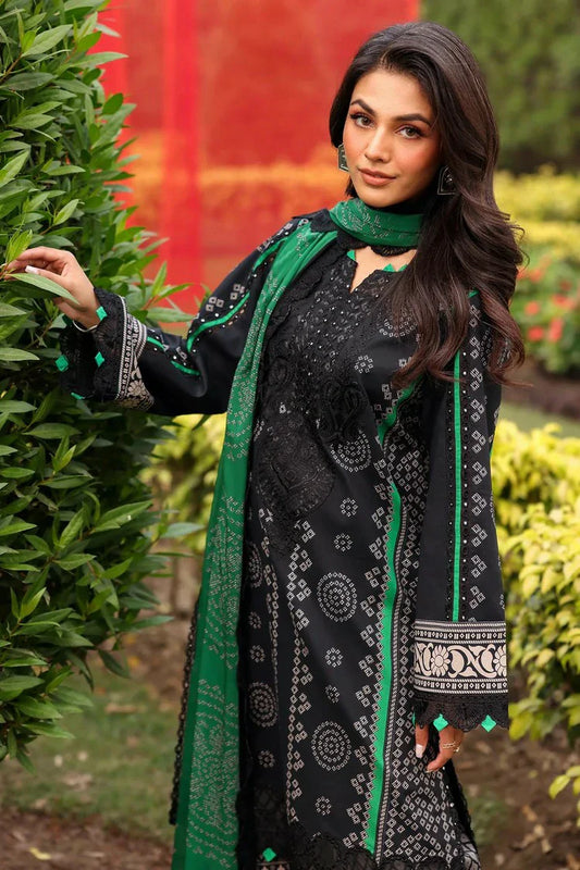 Charizma - Rang E Bahar (Black & White Edition) Embroidered Printed Lawn Collection - CRB5-04A - Unstitched