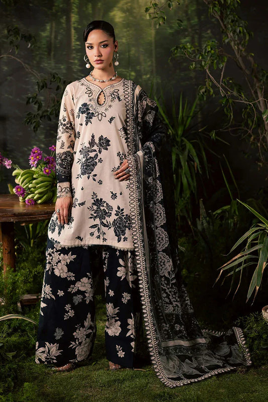 Nureh - Daily Delights Embroidered And Printed Lawn Collection Vol 1 - DD-27 - Unstitched