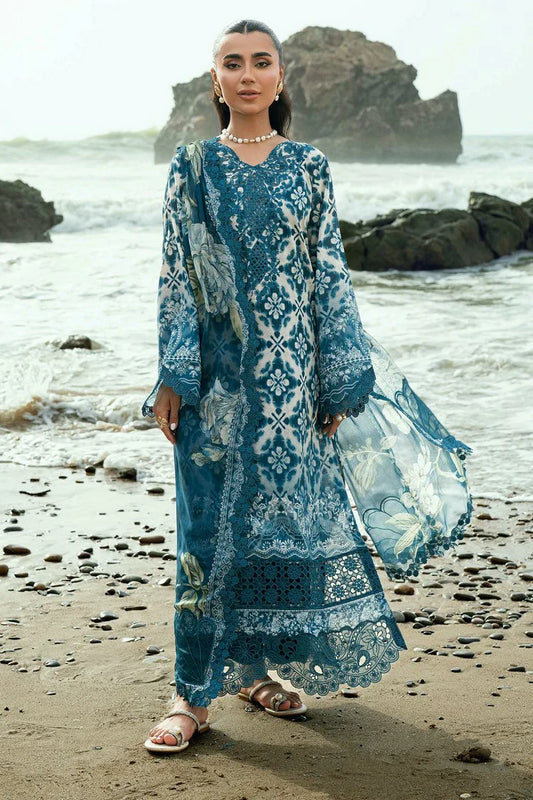 Picture of Nureh - Gardenia Embroidered and Printed Lawn Collection Vol 2 - NSG-204 - Unstitched - Available at Raja Sahib