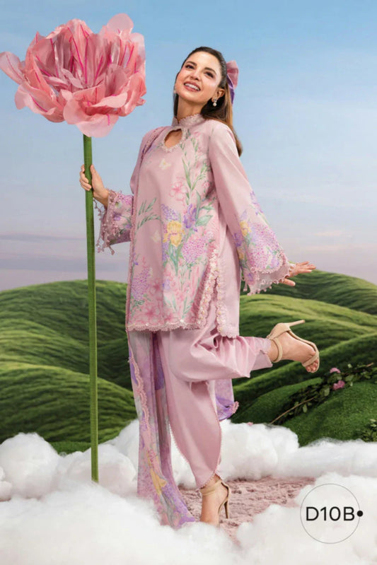 Picture of Maria B - Dreamscape M Basics EID II - Design-10B - Unstitched - Available at Raja Sahib