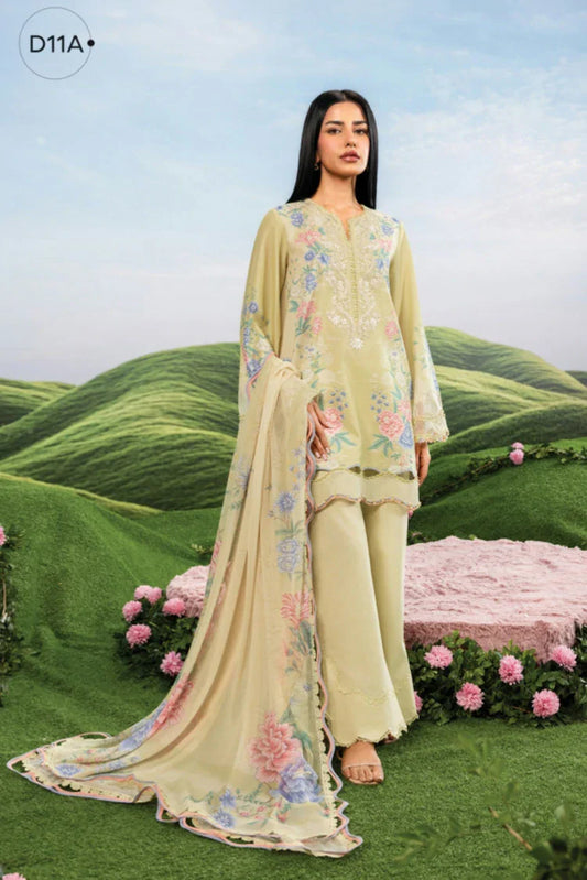 Picture of Maria B - Dreamscape M Basics EID II - Design-11A - Unstitched - Available at Raja Sahib