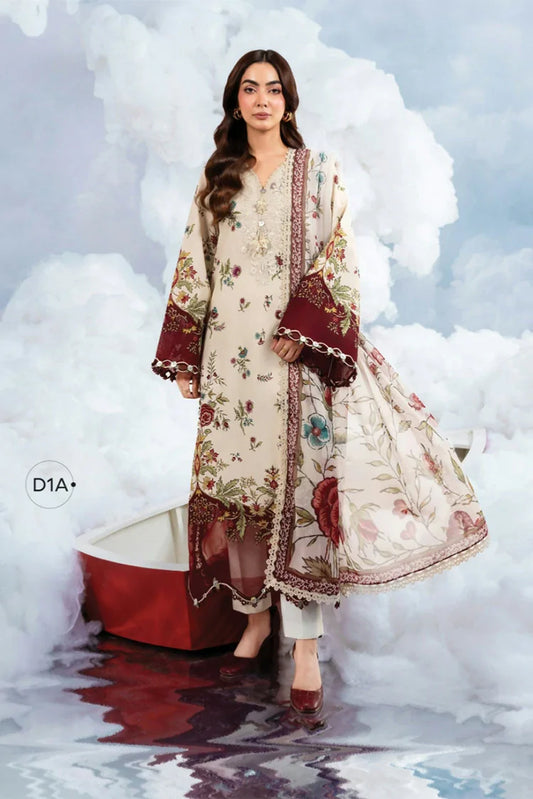Picture of Maria B - Dreamscape M Basics EID II - Design-01A - Unstitched - Available at Raja Sahib