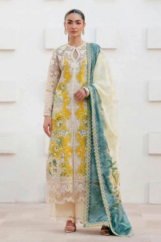 Picture of Afrozeh - Sunspell Embroidered Lawn Collection - 1204-Liorae - Unstitched - Available at Raja Sahib