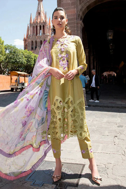 Picture of Mushq - Hemline Odyssey Lawn Collection - 04U-Aranza - Unstitched - Available at Raja Sahib