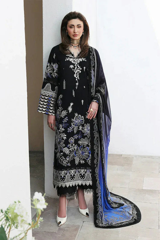 Picture of Roheenaz - Floral Reverie Embroidered Edit - 05-Vogue Theory - Unstitched - Available at Raja Sahib