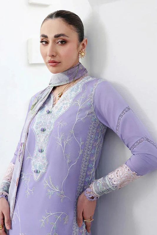 Picture of Roheenaz - Floral Reverie Embroidered Edit - 08-Whispering Radiance - Unstitched - Available at Raja Sahib