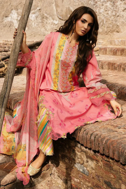 Picture of Charizma - Chunri Embroidered Lawn Vol 1 - CHN6-08 - Unstitched - Available at Raja Sahib