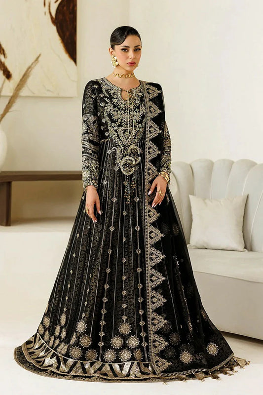 Alizeh - Aymal Bamber Chiffon Collection Vol 4 - AF-BHM-4073-Blanc - Unstitched