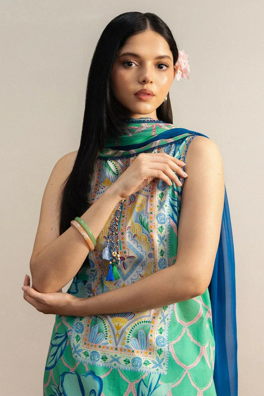 Picture of Zara Shahjahan - Coco Prints Drop 2 - NAMI-5A - Unstitched - Available at Raja Sahib