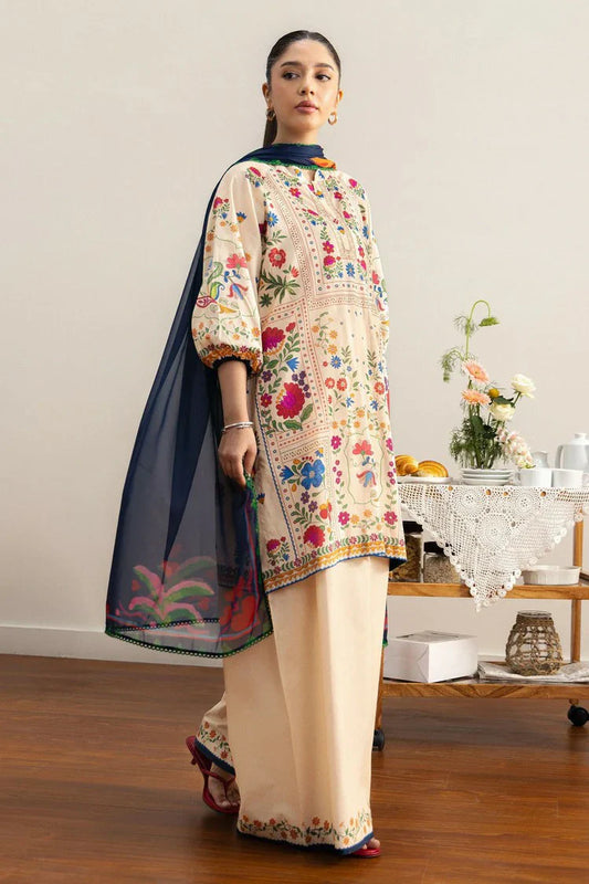 Picture of Zara Shahjahan - Coco Prints Drop 2 - TAKARA-7A - Unstitched - Available at Raja Sahib