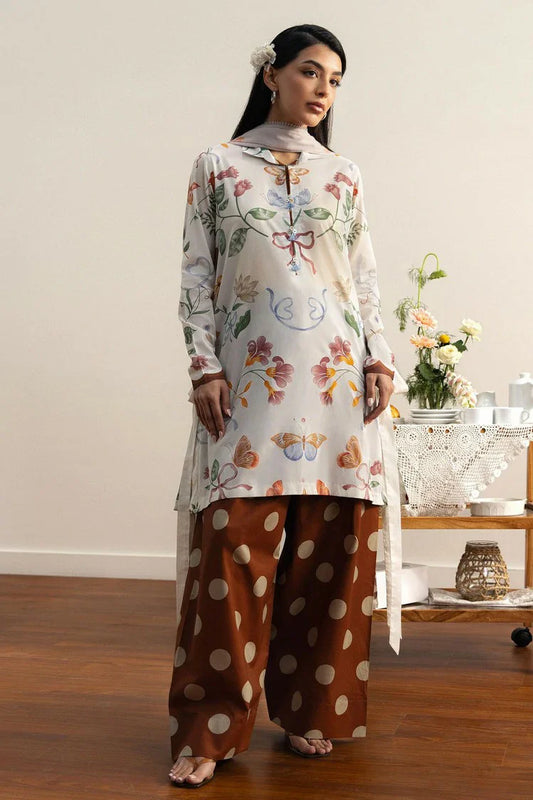 Picture of Zara Shahjahan - Coco Prints Drop 2 - YUKI-8A - Unstitched - Available at Raja Sahib