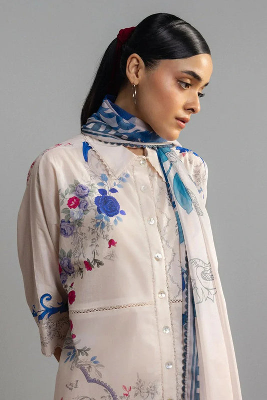 Picture of Zara Shahjahan - Coco Prints Drop 2 - REI-9A - Unstitched - Available at Raja Sahib