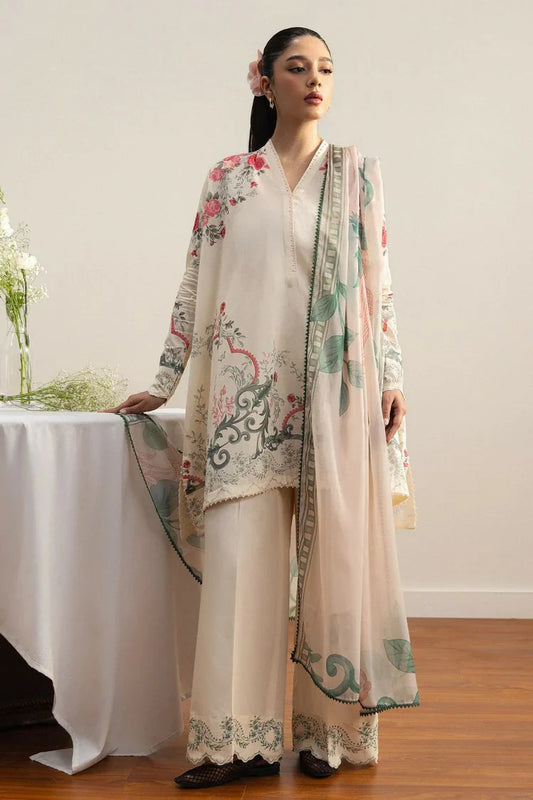 Picture of Zara Shahjahan - Coco Prints Drop 2 - REI-9B - Unstitched - Available at Raja Sahib