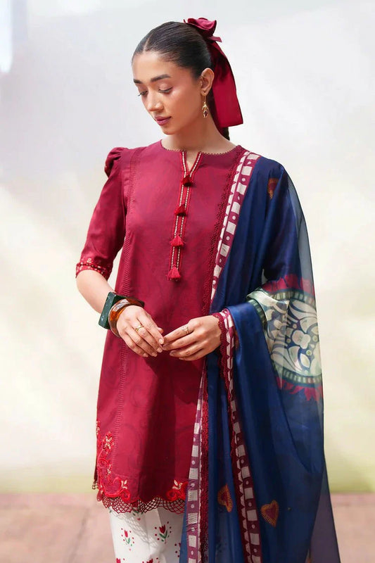 Picture of Saira Rizwan - Laanem SS Unstitched Collection - ELOWEN-B-08 - Unstitched - Available at Raja Sahib