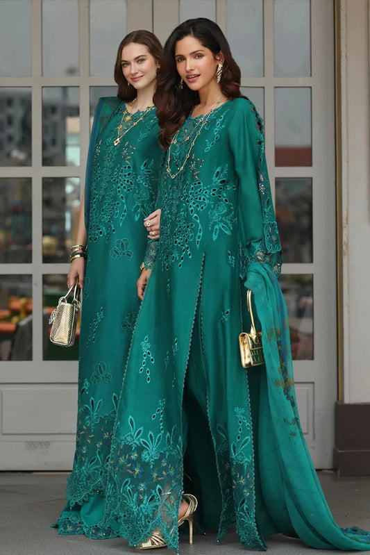 Picture of Noor by Saadia Asad - Noor Luxe Chikankari - Design 01 - Unstitched - Available at Raja Sahib