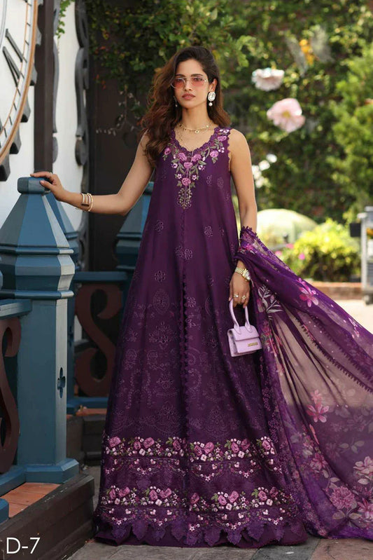 Picture of Noor by Saadia Asad - Noor Luxe Chikankari - Design 07 - Unstitched - Available at Raja Sahib