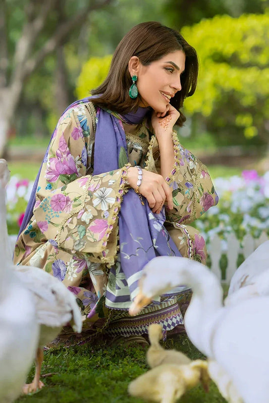 Picture of Elaf - Bridgerton Prints - EPB-4A GIARDINO - Unstitched - Available at Raja Sahib