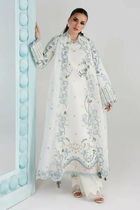 Picture of Qalamkar - Festive Lawn - QFL-03 IRMIN - Unstitched - Available at Raja Sahib