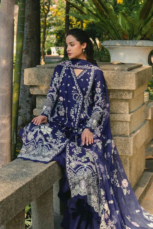 Picture of Afrozeh - Mulaqaat Embroidered Lawn Collection - 1219-Aitraaf - Unstitched - Available at Raja Sahib