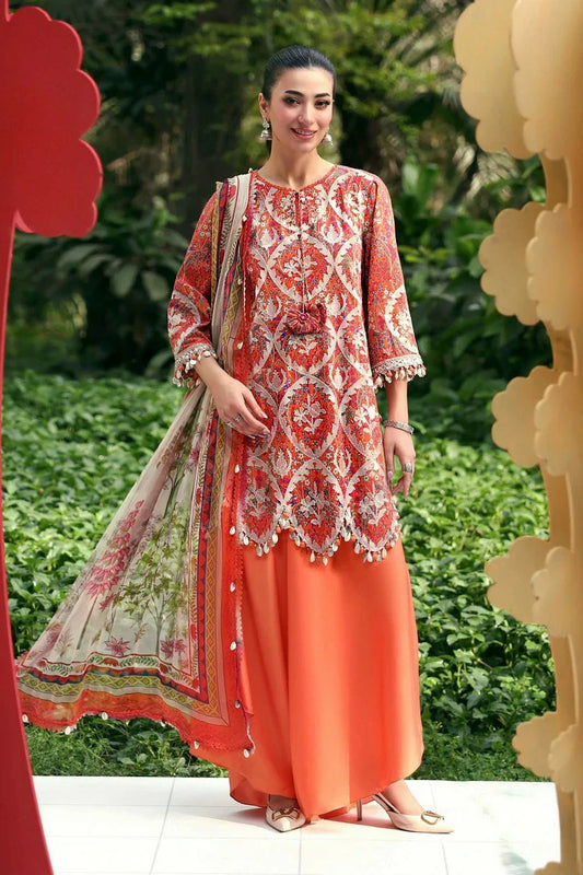 Picture of Maria B - M Prints The Sun Club - Design 3A - Unstitched - Available at Raja Sahib