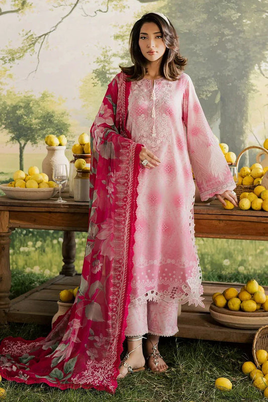 Picture of Nureh - Bloom Embroidered and Printed Lawn Collection Vol 2 - BL-13 - Unstitched - Available at Raja Sahib