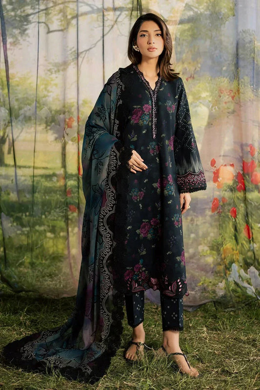Picture of Nureh - Bloom Embroidered and Printed Lawn Collection Vol 2 - BL-18 - Unstitched - Available at Raja Sahib