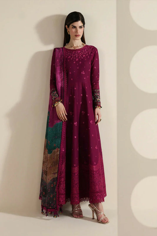 Picture of Jazmin - Iris Luxury Eid Lawn - IL26 D-02 - Unstitched - Available at Raja Sahib