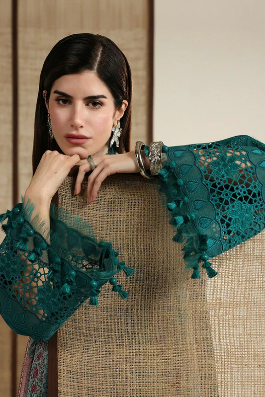 Picture of Jazmin - Iris Luxury Eid Lawn - IL26 D-03 - Unstitched - Available at Raja Sahib