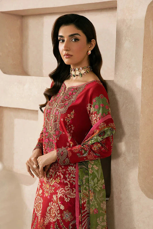Picture of Gulaal - Syra Collection - D-1 Nael - Unstitched - Available at Raja Sahib