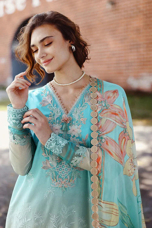 Picture of Mushq - Solace Ombre Chikankari - 06-Whispered Dawn - Unstitched - Available at Raja Sahib
