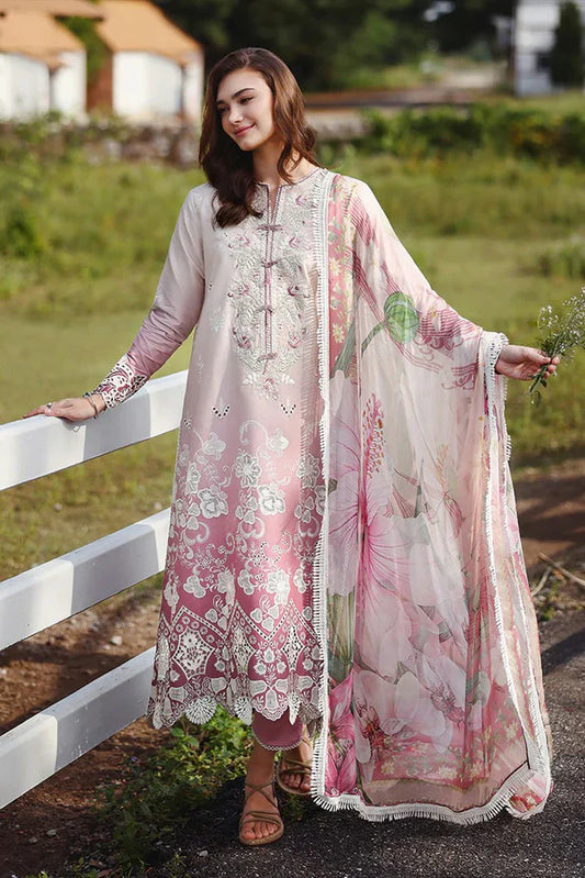 Picture of Mushq - Solace Ombre Chikankari - 09-Dew Drift - Unstitched - Available at Raja Sahib