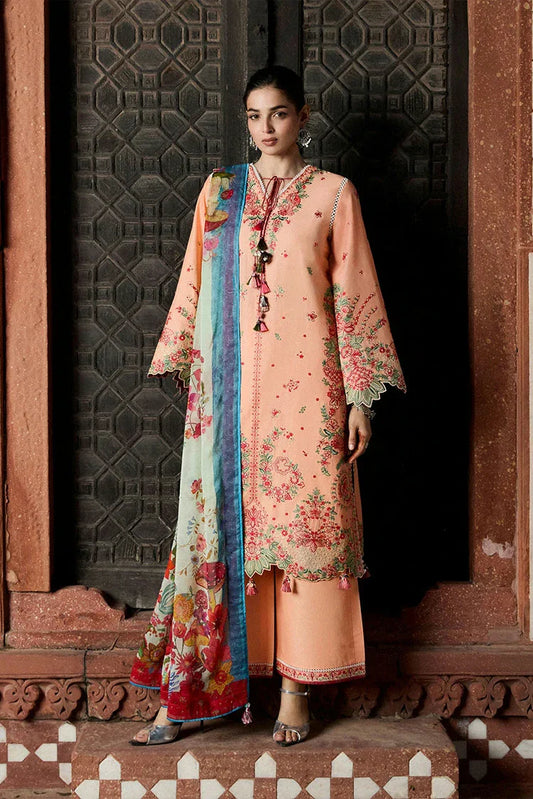 Picture of Hussain Rehar - Zan Spring Summer - D-102 Seftali - Unstitched - Available at Raja Sahib