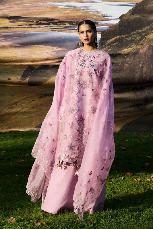 Picture of Hussain Rehar - Zan Spring Summer - D-112 Elfa - Unstitched - Available at Raja Sahib
