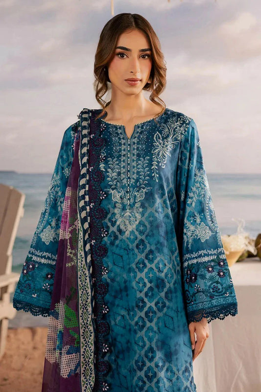 Picture of Nureh - Gardenia Embroidered and Printed Lawn Collection Vol 2 - NSG-217 - Unstitched - Available at Raja Sahib