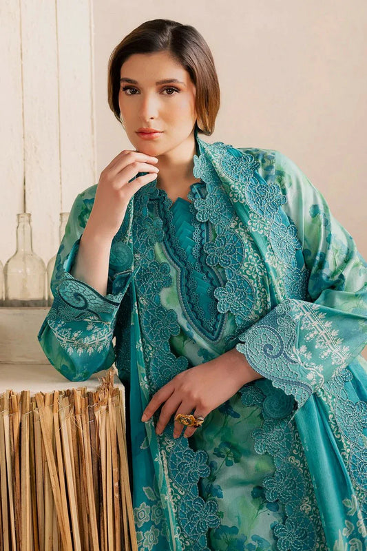 Picture of Nureh - Gardenia Embroidered and Printed Lawn Collection Vol 2 - NSG-221 - Unstitched - Available at Raja Sahib