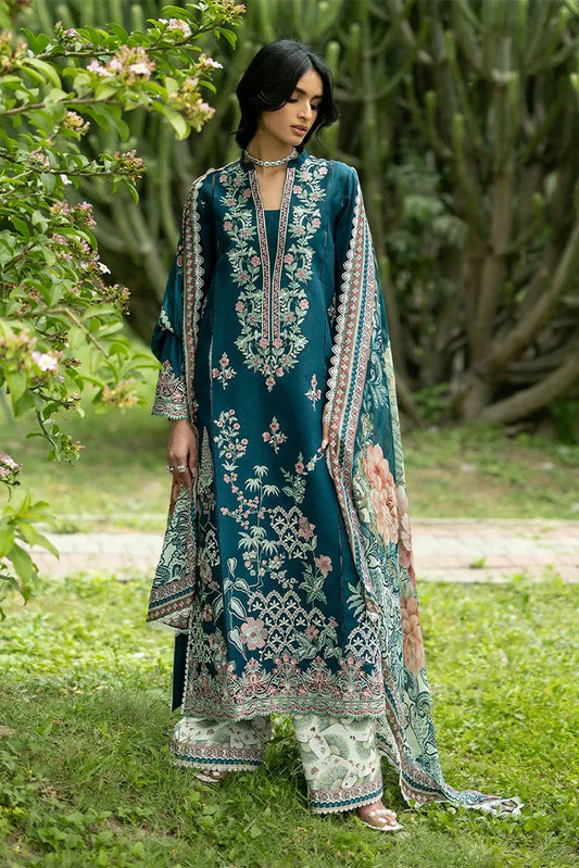 Picture of Zainab Chottani - ZC Luxe Lawn - Faye-01 - Unstitched - Available at Raja Sahib