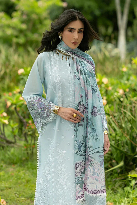 Picture of Zainab Chottani - ZC Luxe Lawn - Cove-06 - Unstitched - Available at Raja Sahib