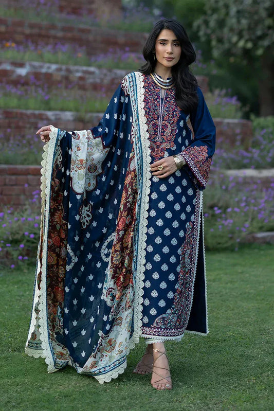 Picture of Zainab Chottani - ZC Luxe Lawn - Mesa-08 - Unstitched - Available at Raja Sahib
