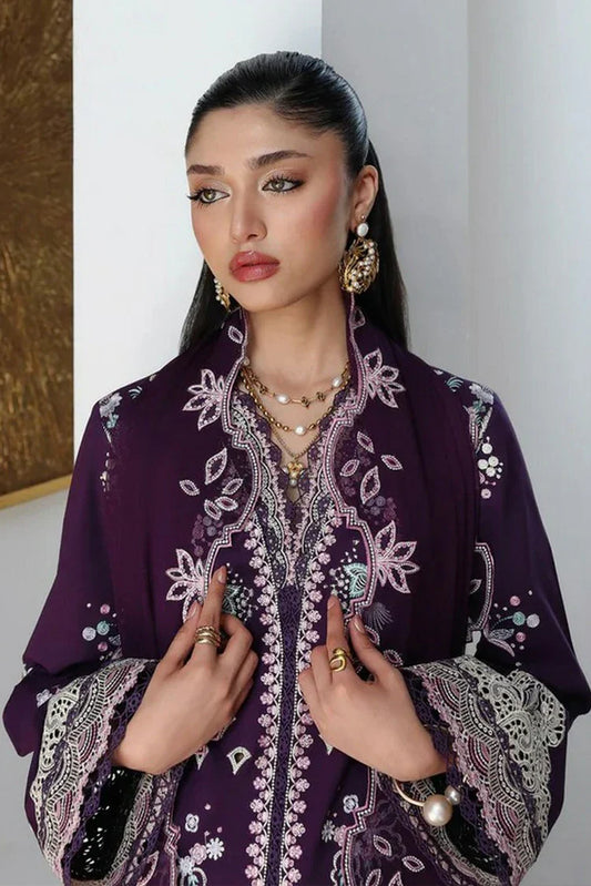 Picture of Qalamkar - Qline Lawn Drop 2 - QKL-14 SUHRA - Unstitched - Available at Raja Sahib
