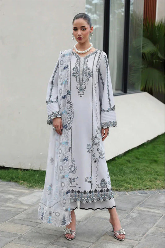 Qalamkar - Qline Lawn Drop 2 - QKL-03 SAMIA - Unstitched