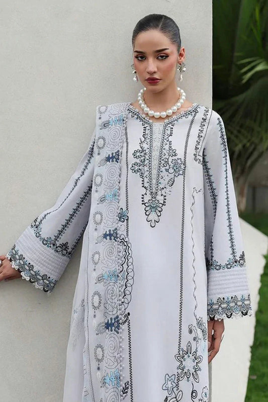 Picture of Qalamkar - Qline Lawn Drop 2 - QKL-03 SAMIA - Unstitched - Available at Raja Sahib